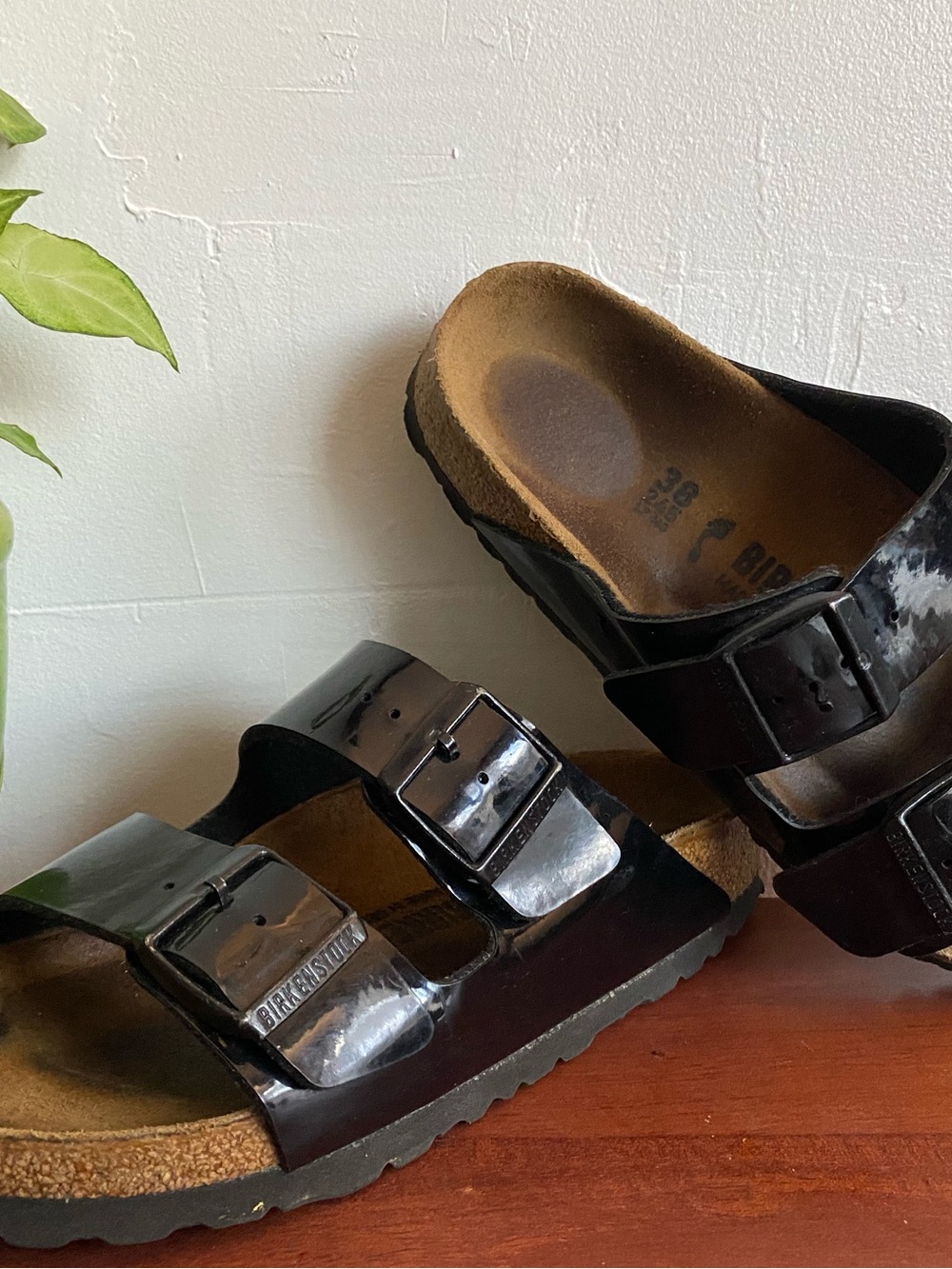 Pre-owned Birkenstock Arizona Sandal in black Sìze 38/7 Women’s